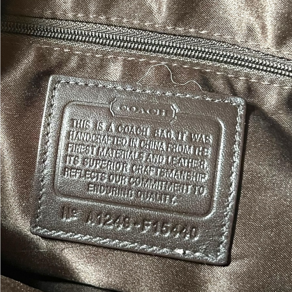 Coach Signature Ashley Large Satchel Shoulder Bag - Picture 9 of 13